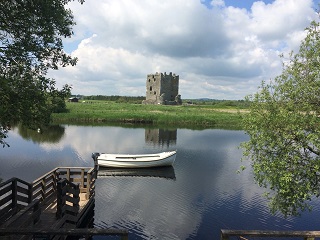crossing the river Dee to Threave Castle